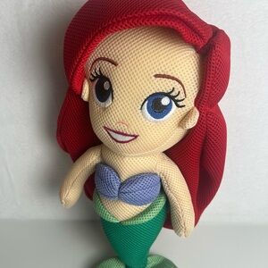 Wahu Aqua Pals Disney Mermaid Plush Doll with Red Hair and Green Tail
